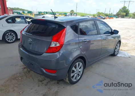 2013 Hyundai Accent Se from USA, damaged, VIN KMHCU5AE8DU137383
